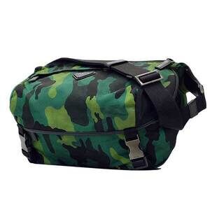 PRADA Messenger Bag Body Belt Crossbody Crossbody Nylon Camouflage Green 510 40